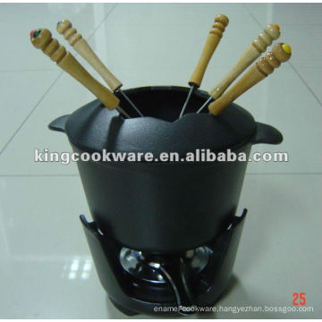 Cast Iron Fondue Set 3